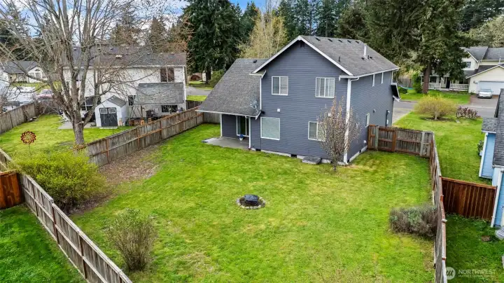 Oversized Fenced in Yard