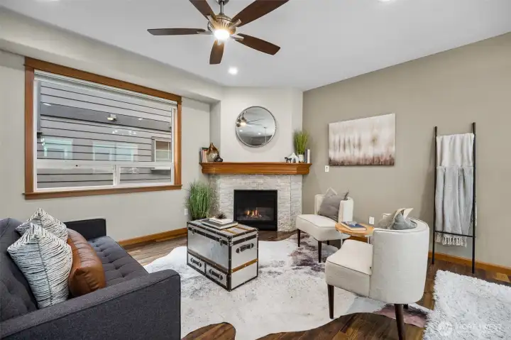 Living Room is open to main floor