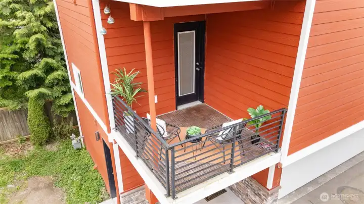 Outdoor patio exterior view