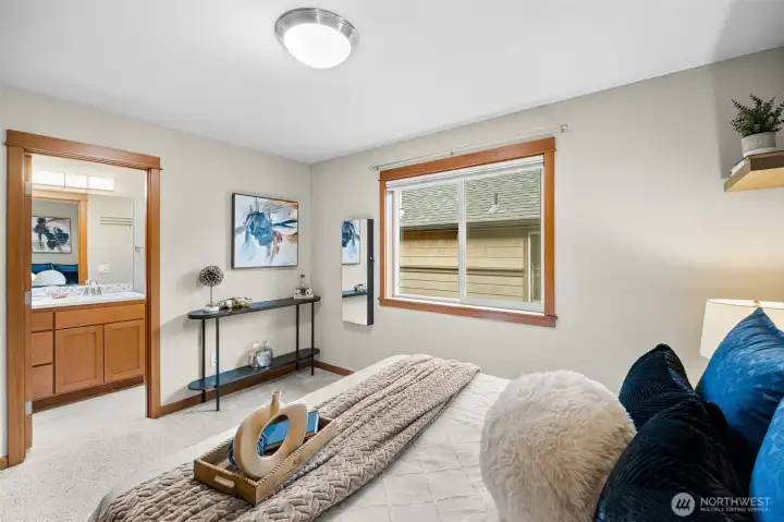 Primary Bedroom and Bathroom