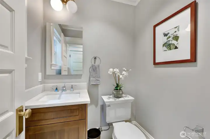 Half bath on main.