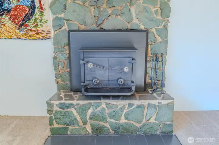 Wood stove works great!