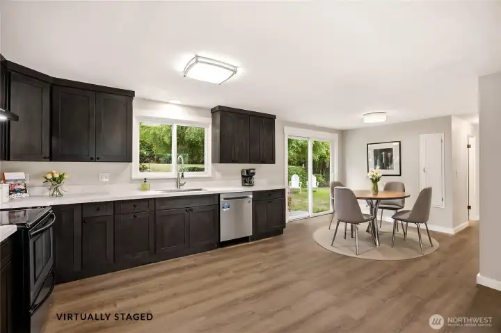 Kitchen Virtually Staged Render Kitchen Virtually Staged Render
