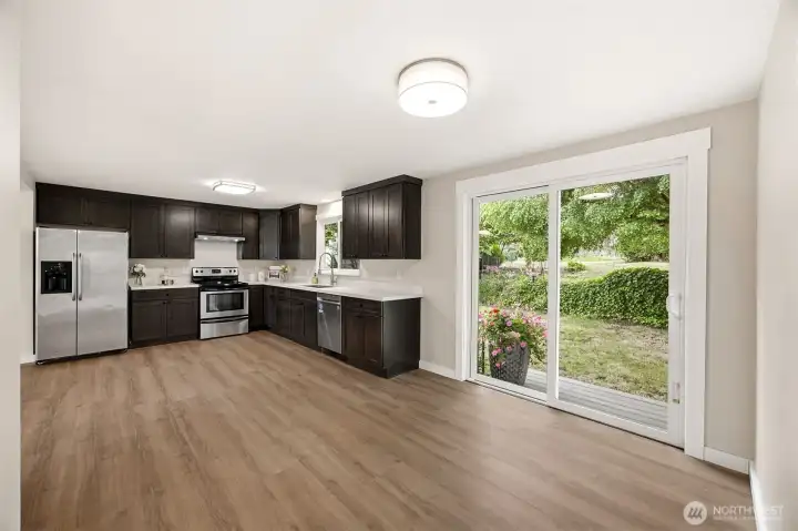 Kitchen with breakfast nook Kitchen with breakfast nook