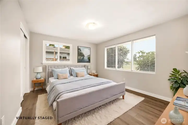 Second Bedroom on Main Virtually Staged Render Second Bedroom on Main Virtually Staged Render