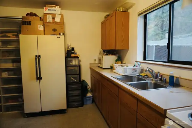 kitchen in smaller side
