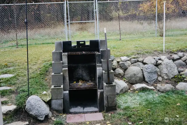backyard fire pit