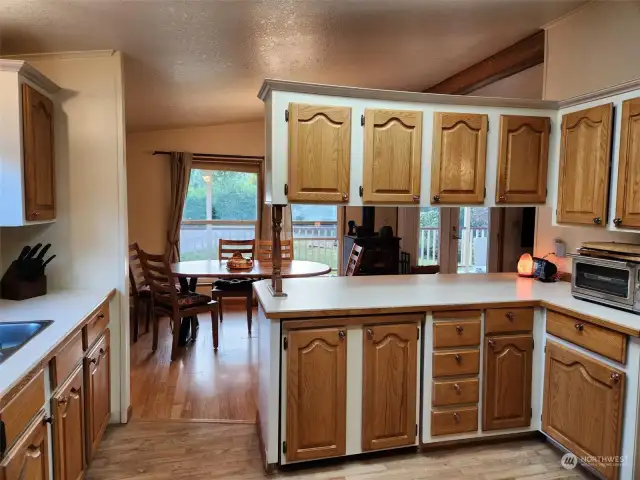 Lots of storage and counter space.