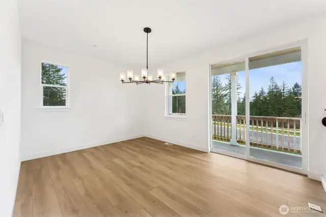 Dining room with access to your covered balcony.