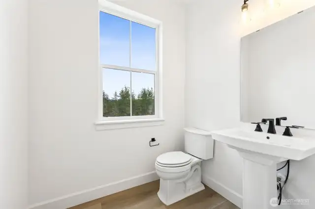 Main floor powder bathroom.