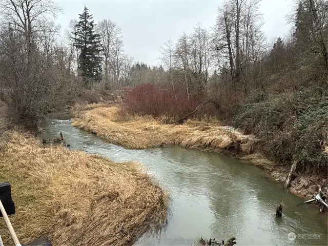 Hanaford Creek runs along a portion of Eastern property line.