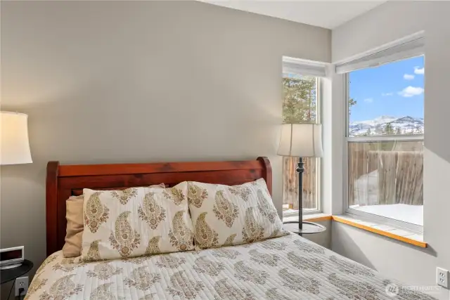 Lovely mountain view from Moon River #2's bedroom