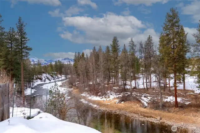 Discover the quiet magic of this sweet riverfront location!