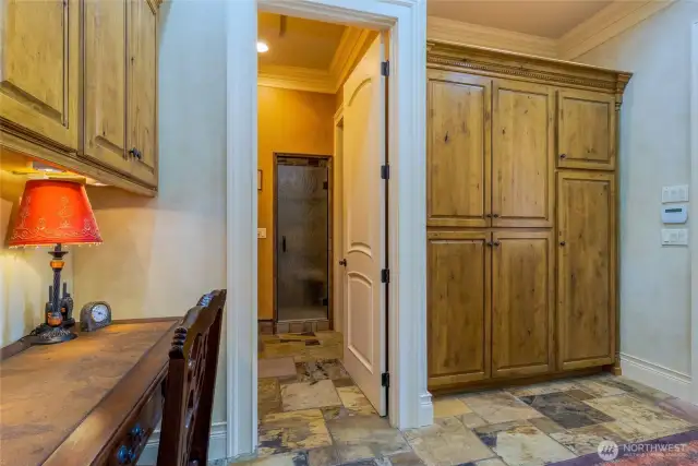 Hall way to bathroom and laundry room