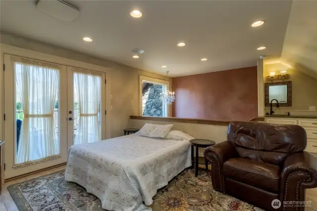 Second bedroom loft with 3/4 bath & private terrace