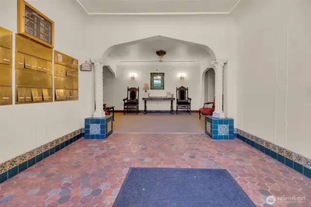Secured Lobby entrance
