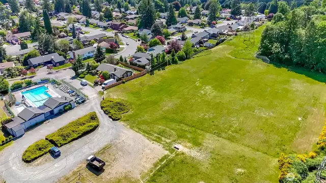 HOA open space, great for throwing the ball for your dog.