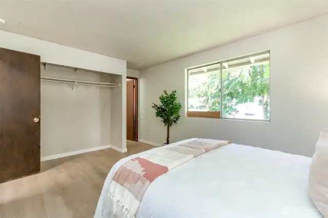Primary Bedroom closet & bathroom.