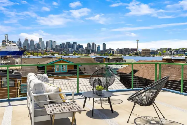 Your new rooftop deck view!