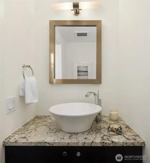Second floor half bath