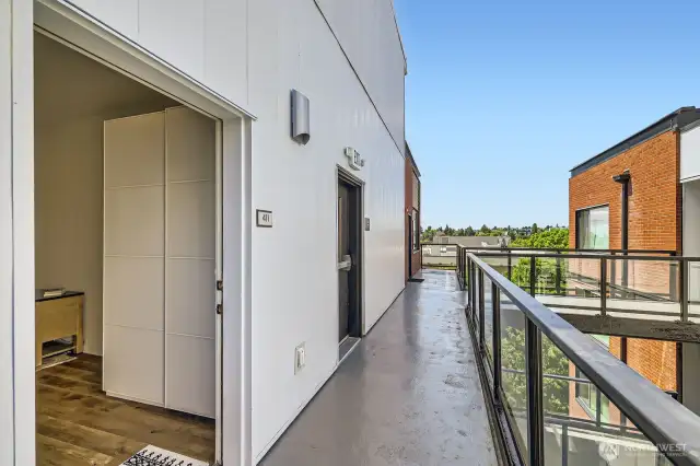 Front Door to Unit