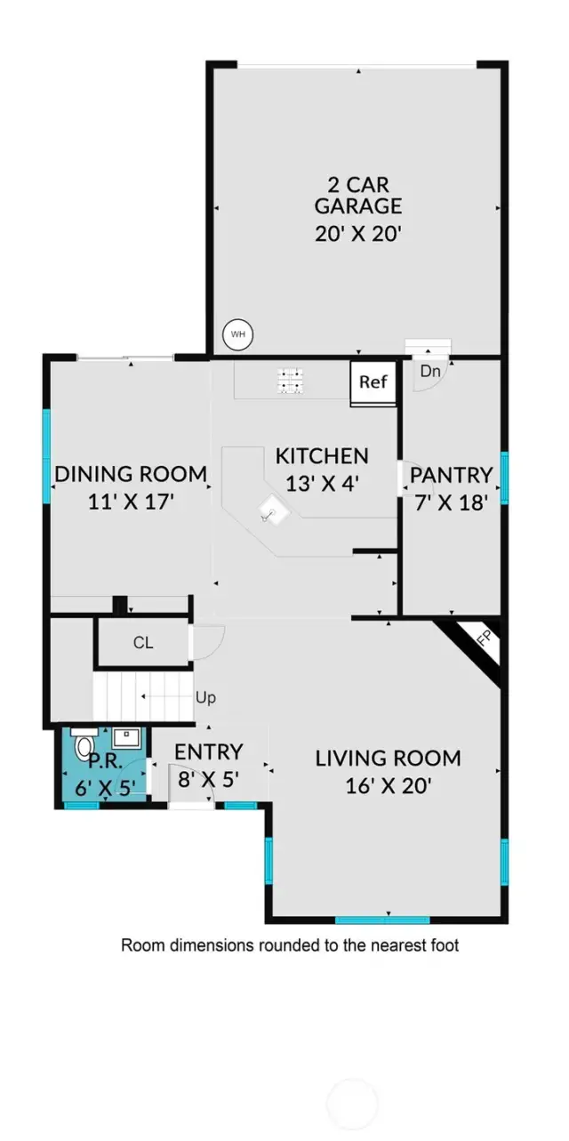 Main Level Floor Plan