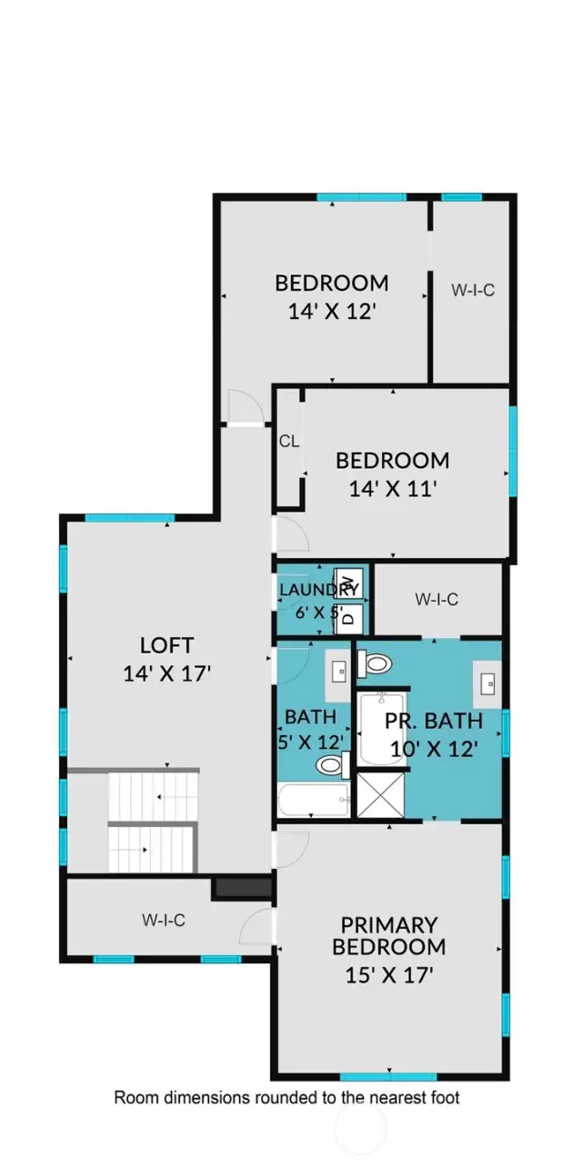 Upper Level Floor Plan