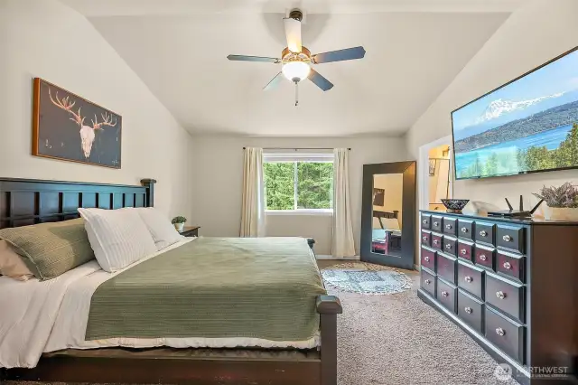 Primary suite upstairs