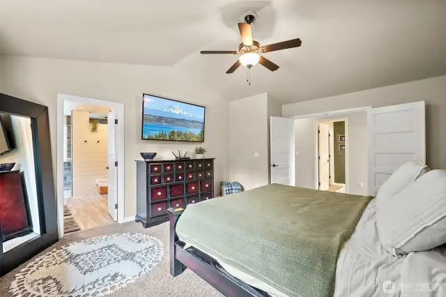 Primary suite upstairs