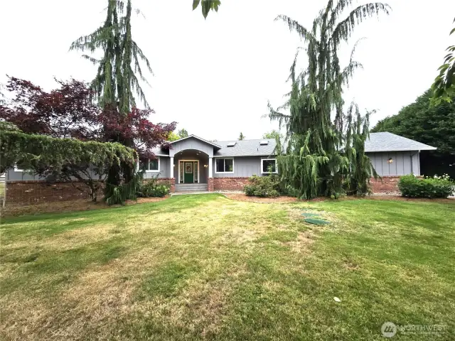 Front of home.
