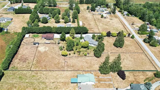 View shows the property from the South side.