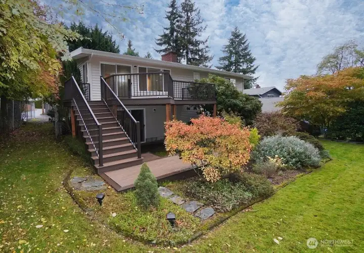 Another view of landscaping