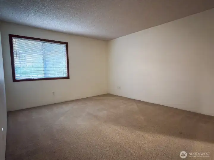 Spacious Primary bedroom.