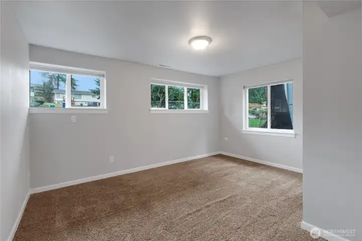 Nice sized bedroom downstairs.