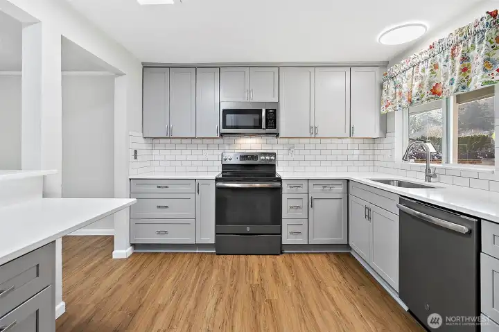 Completely remodeled kitchen in 2024.