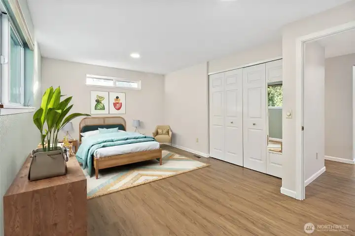 Virtually staged potential 4th bedroom.