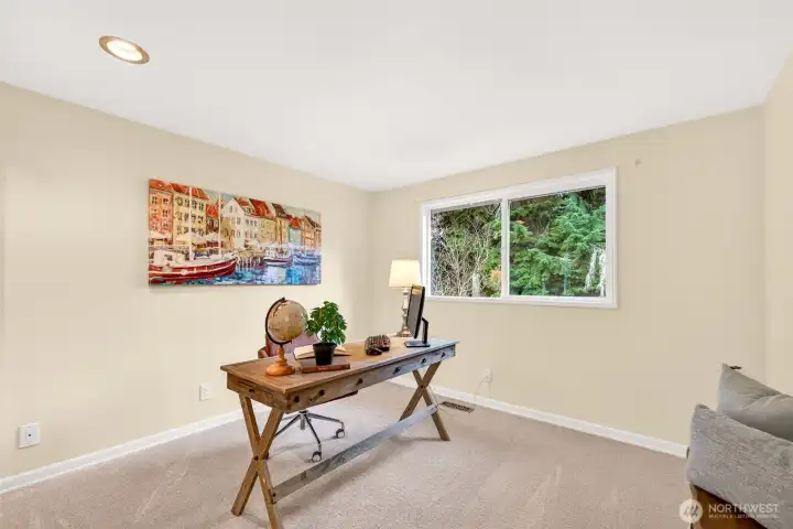 This bonus flex room is ideal for a home office, study, workout space, or creative room with great natural light.