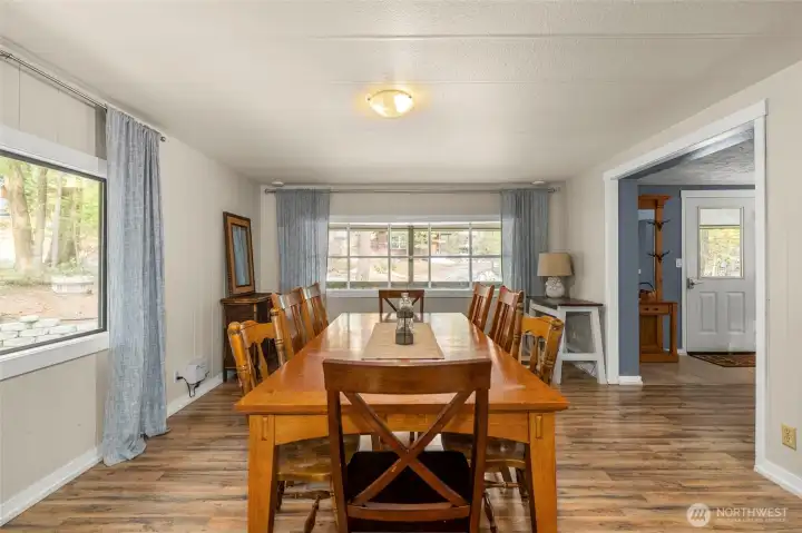 View of Dining room from Kitchen