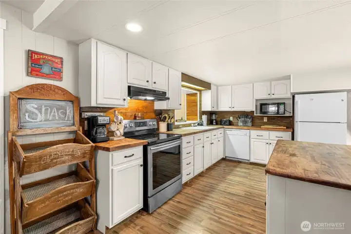 Kithen space from dining