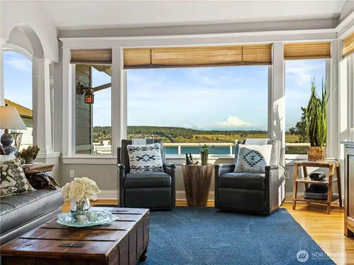 The natural light is streaming in from several angles.