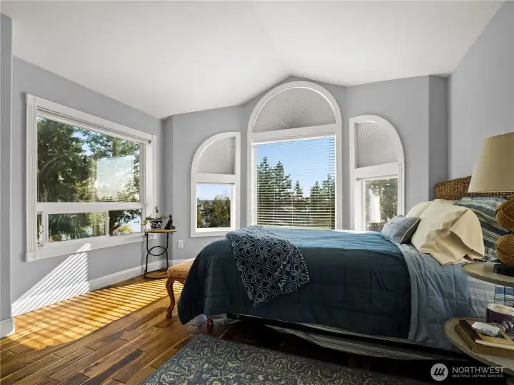 Natural light from three different angles.