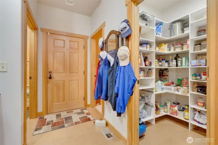 Large walk-in pantry