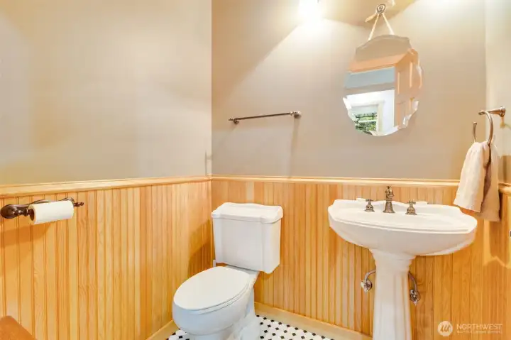 Beautiful 1/2 bath on the main floor