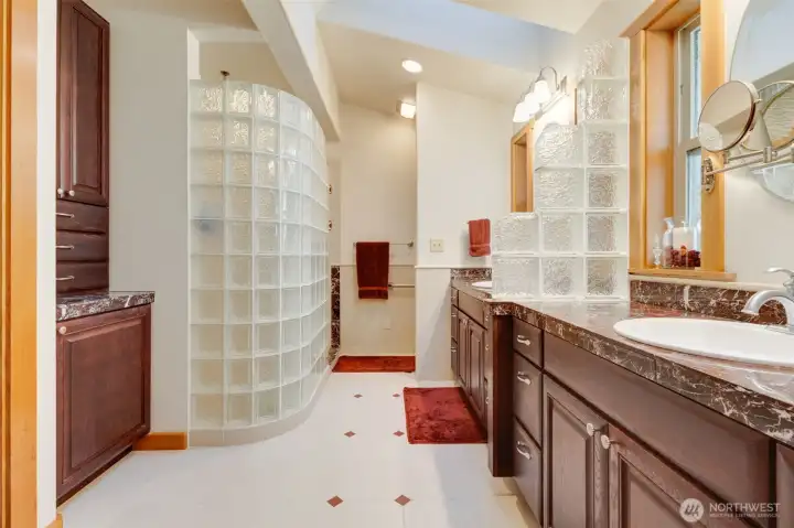 Primary bath is super spacious!