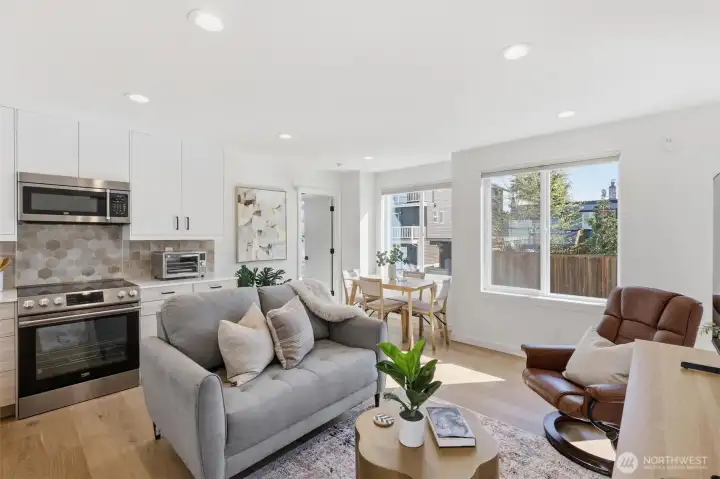 The Great Room offers an efficient layout, quality finishes, and a comfortable, welcoming feel.