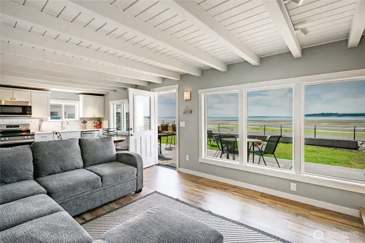 Main room window views