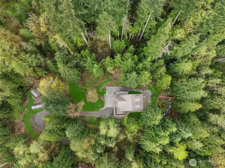 An acre is all you need when surrounded by DNR land on three sides.