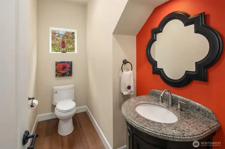 powder on the main level.