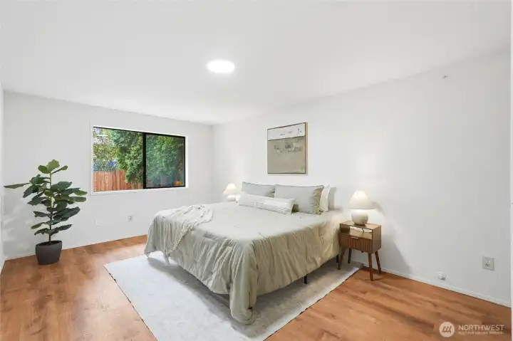 1 of 2 bedrooms on the lower level. 1 of 2 bedrooms on the lower level.