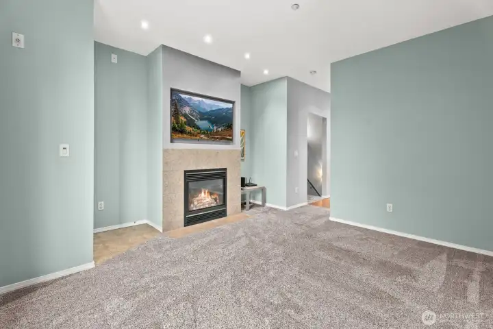 Family Room with Fireplace